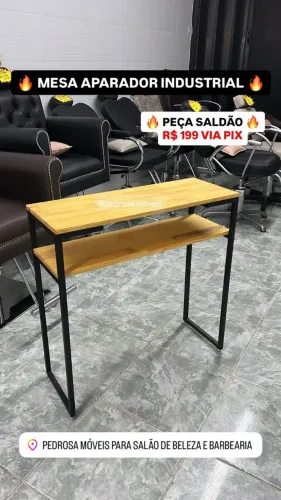 Mesa Aparador Industrial Novo Promoção Saldão