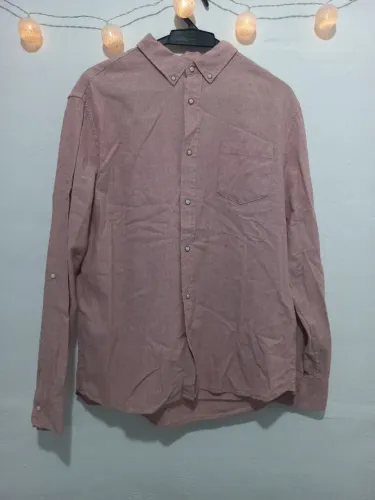 Camisa em linho masculina 