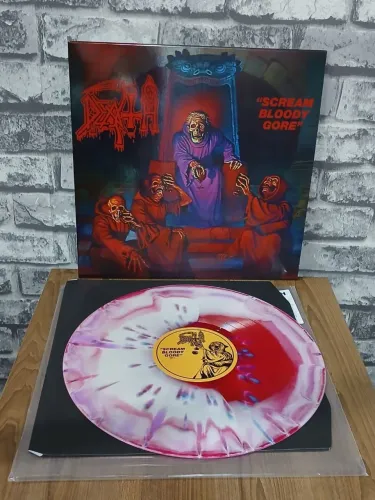 LP Death Scream Bloody Gore vinil splatter edição limitada