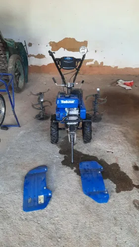 Tratorito motocultivador gasolina 7cv com enxada rotativa 