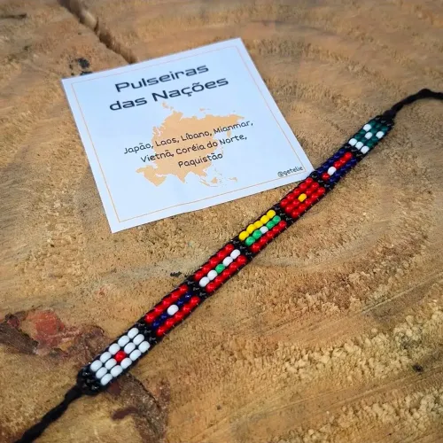 Pulseira Bandeiras das Nações - Ásia 1