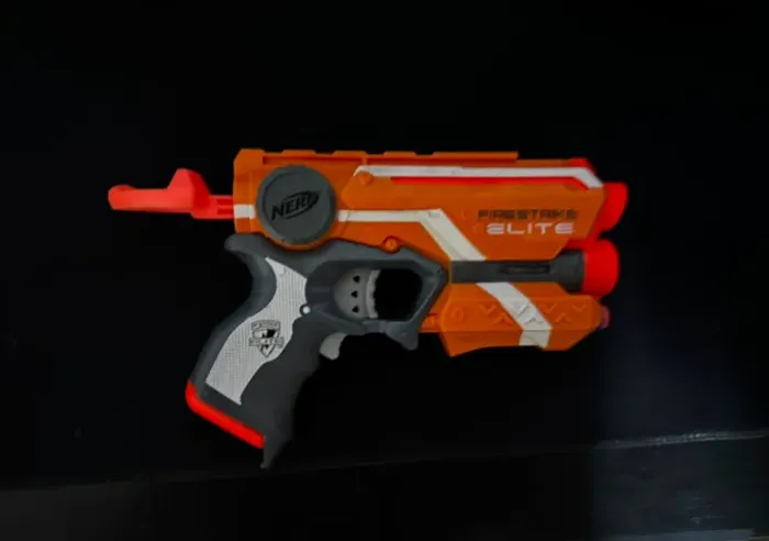 Nerf Elite Firestrike - Laranja - Ótimo Estado