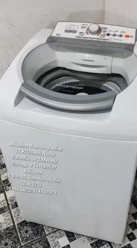 Máquina Brastemp Ative 11KG/Semi Nova/Com Garantia/Entrego