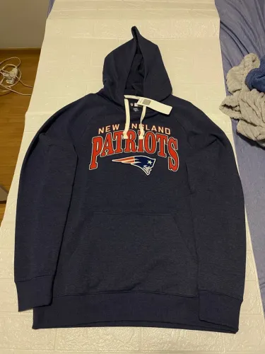Moletom NFL New England Patriots Azul Marinho Tam M Novo