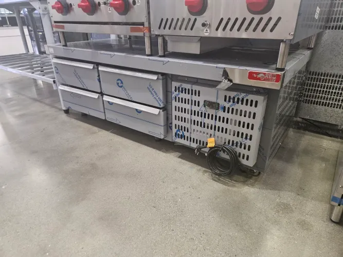 balcão refrigerado 4 gavetas para hamburgueria - pronta entrega