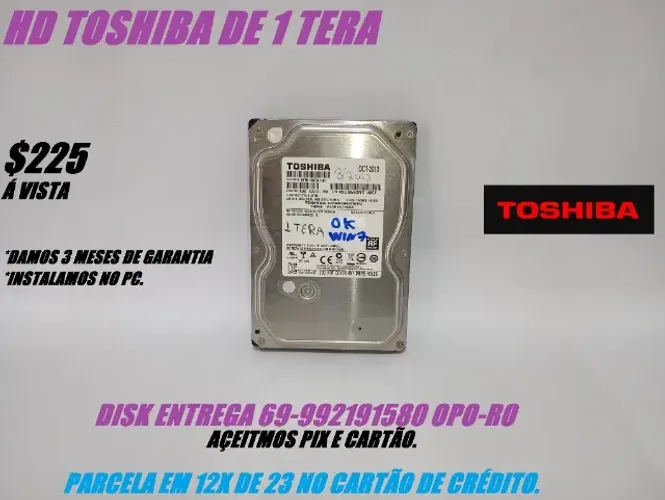 HD de 1 Tera Toshiba