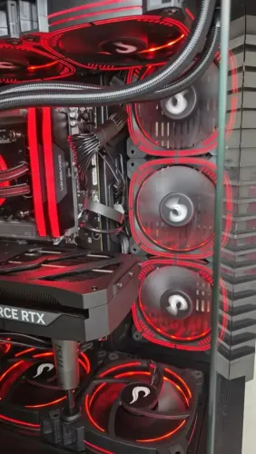 Kit 10 Ventoinhas Rise Mode Argb
