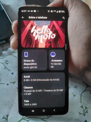 Moto g84 5g 256gb 8+8 gb ram