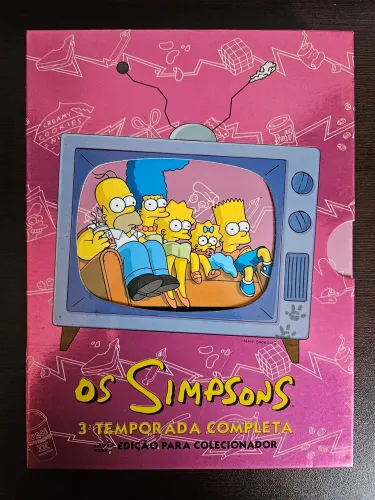 DVD Os Simpsons 3 (terceira) temporarada completa - edição para colecionador- original
