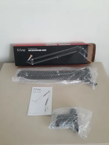 Suporte Para Microfone Fifine CS1, Ajustável, Black