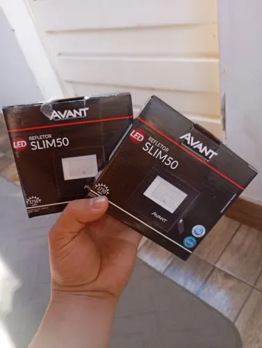 2 REFLETORES SLIM 50W