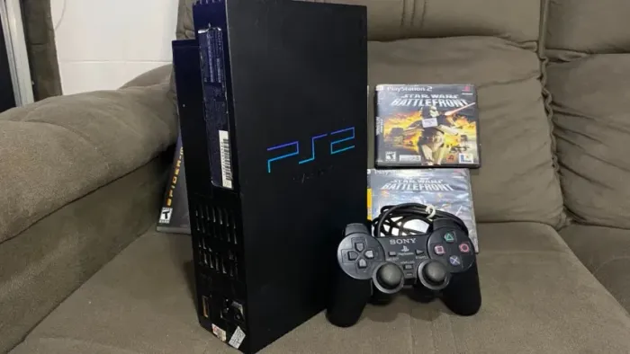 PS2 FAT AMERICANO + JOGOS DE PS3