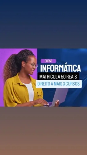CURSO DE INFORMATICA MATRICULA 50R$ e mais 50% de descont nas parcelas