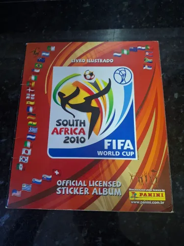 Álbum da Copa do Mundo 2010 África do Sul Panini INCOMPLETO