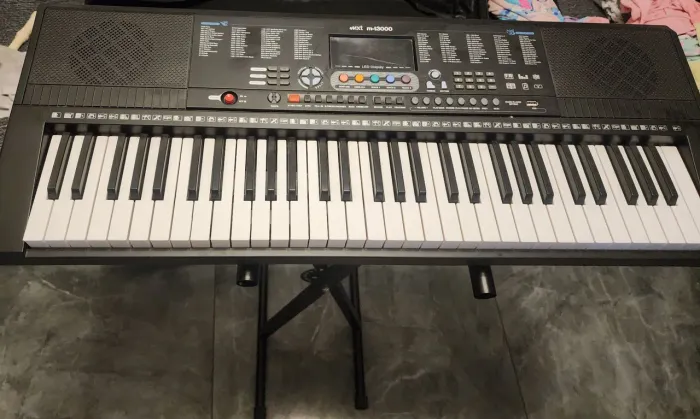 Teclado Piano Musical 61 Teclas Sensitivas USB P2 E Musicas + Mxt