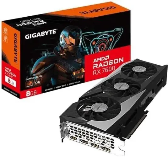 Placa de Video Gigabyte RX7600 Gaming OC