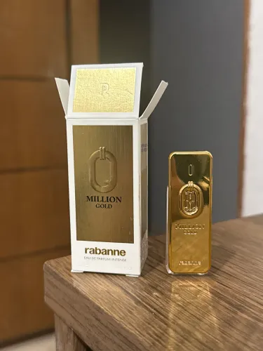 Miniatura perfume masculino One million gold 5ml EDP instense rabanne