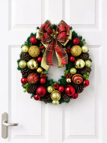 Guirlanda de natal para porta 