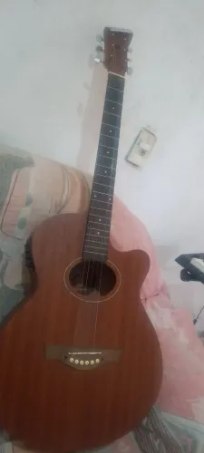 Violão Tagima Mahogany elétrico + CAPA + CAPOTRASTE.