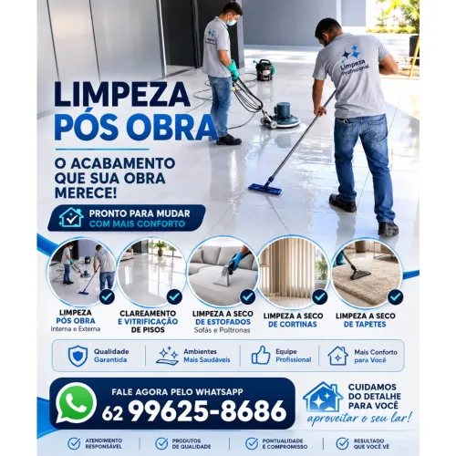 Limpeza pós obra