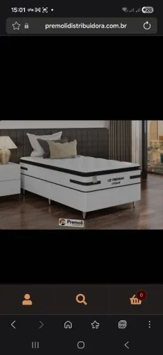 Conjunto Liz Premium 88X188X74 Molas Ensacadas D33 120 kg Plumatex
