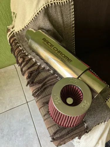 Abafador de inox e filtro de ar