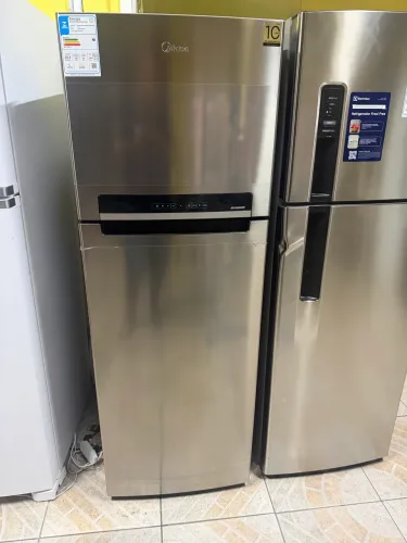Geladeira Midea 394 litros 110 ou 220 NOVA sem uso