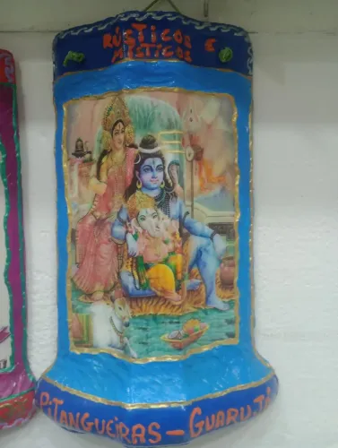 Telha decorativa Indu by Rústicos e Místicos