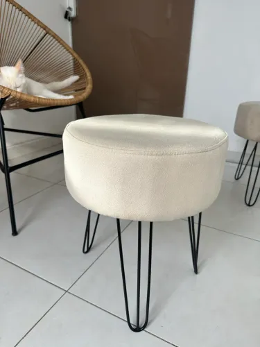 Kit com 2 Puff banquinho