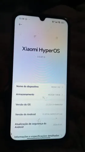 Xiaomi hiperOS REDMI 15 C