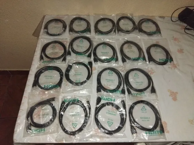 18 cabos HDMI POR R$ 50 REAIS