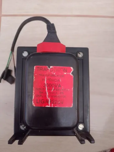 Transfotron transformador potência 3000 vá ligar 220v