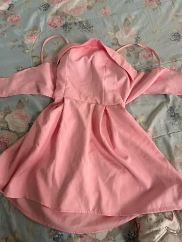 Vestido rosa lindo