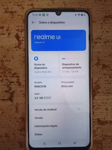 Realme note 60x 