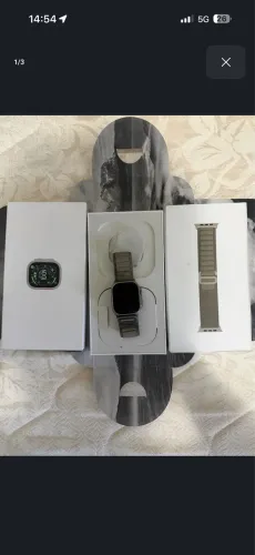 APPLE WATCH ULTRA 3 COMPLETO COM CAIXA BATERIA 100%