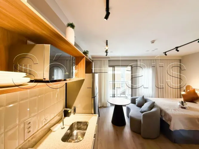 Studio Glass Art, studio disponível para locação contendo 31m² e 01 dormitório em Perdizes