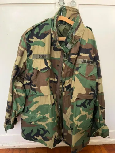 Jaqueta de campanha do Exército dos Estados Unidos camuflagem Woodland M81 Original