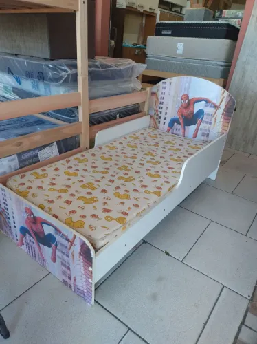 Mine cama do homem aranha com colchão