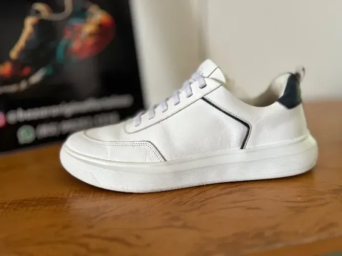 tenis NOHA   em couro legitimo casual TAM 40 - 27CM  original usado seminovo