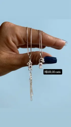 Colar prata 925 - Feminina