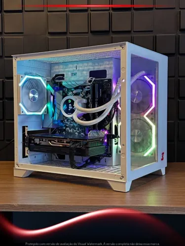 PC Gamer R5 5600, 16GB, SSD 480GB, RX 5700 XT 8GB, Gabinete DT3, Fonte 500W