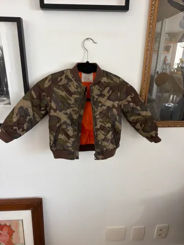 Jaqueta Zara 3-4anos exército