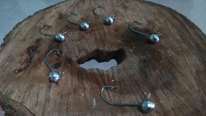 Vendo jig head de onix por encomenda no peso e tamanho de anzol que precisar