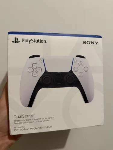 Controle DualSense Branco - PS5/PC/ iOS/ Android - NOVO LACRADO