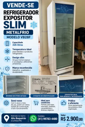Refrigerador expositor Metalfrio