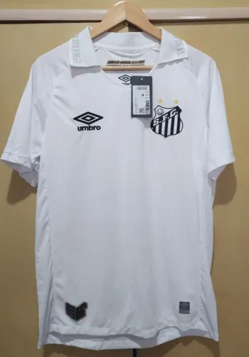 Camisa Santos F.C - Uniforme 1-Temporada 2022 - Tamanho M - Nova com Etiqueta - Nº 10 Pelé