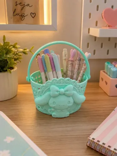 Organizador de Lápis Cinnamorrol Verde - Impresso em 3D