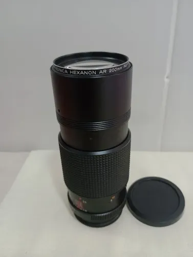 Lente Konica Hexanon AR 200 mm f4