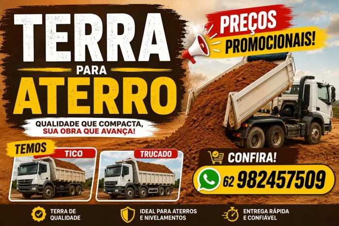 Areia para aterro