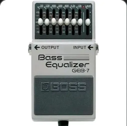 Pedal EQUALIZER BOSS GEB7 CONTRABAIXO 